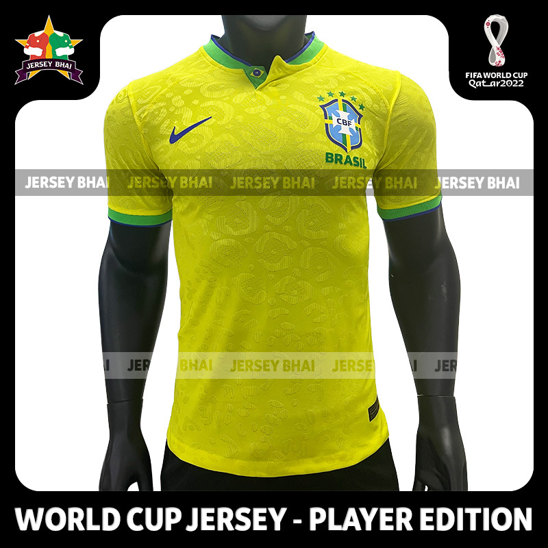 Brazil Fifa World Cup Home Jersey Player Edition At Best Price