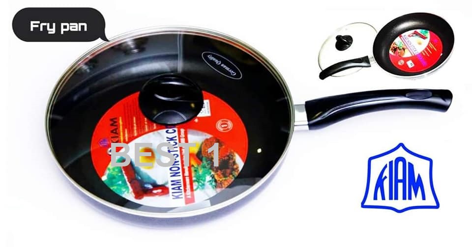 Kiam Non Stick Fry Pan With Glass Lid Cm Daraz Bd