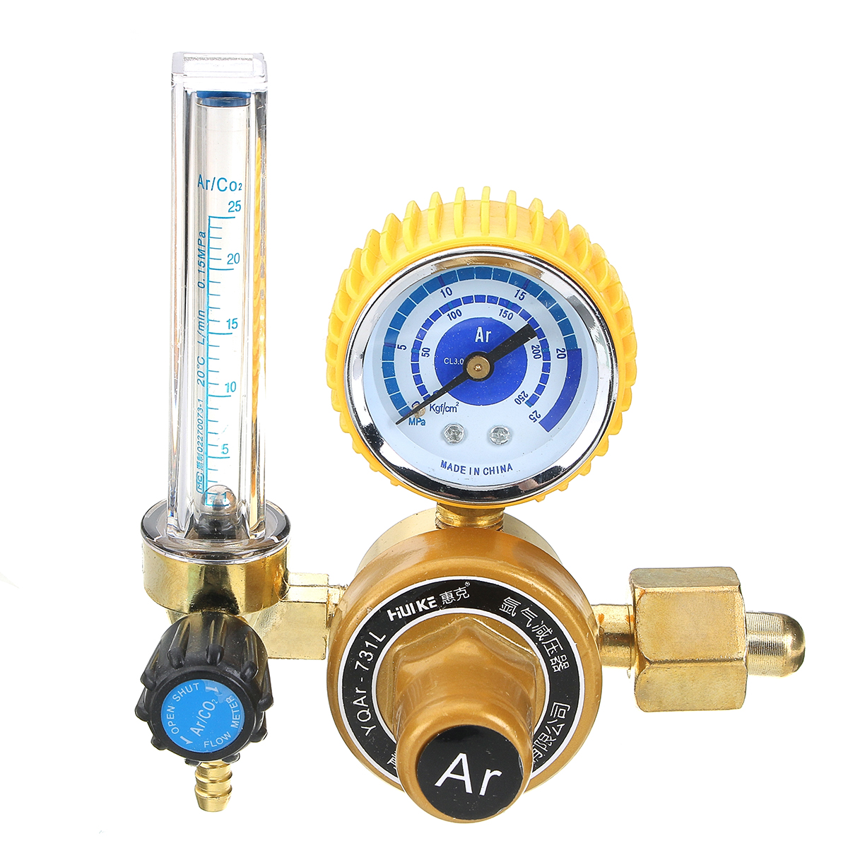 Mpa Argon Meter Mig Flow Pressure Gauge Gas Ar Co Regulators