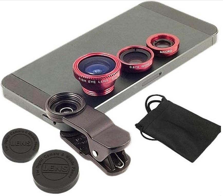 Image result for Universal Clip-on Lens With 3-in-1 Effect