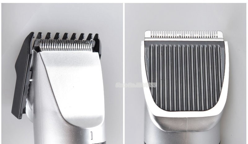 Red Kemei KM-730 Rechargeable Wireless Hair Clipper Professional Shaving Machine Razor Barber Cutting Beard Trimmer Men's Care-2