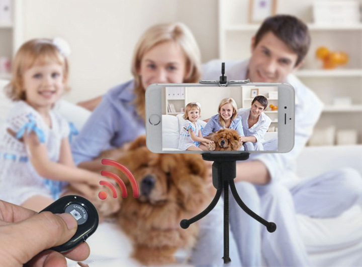 2015 New Bluetooth Wireless Remote Shutter Self - timer Selfie for Samsung Galaxy S3 S4 S5 Smart phones for iPhone IOS 5 6 plus
