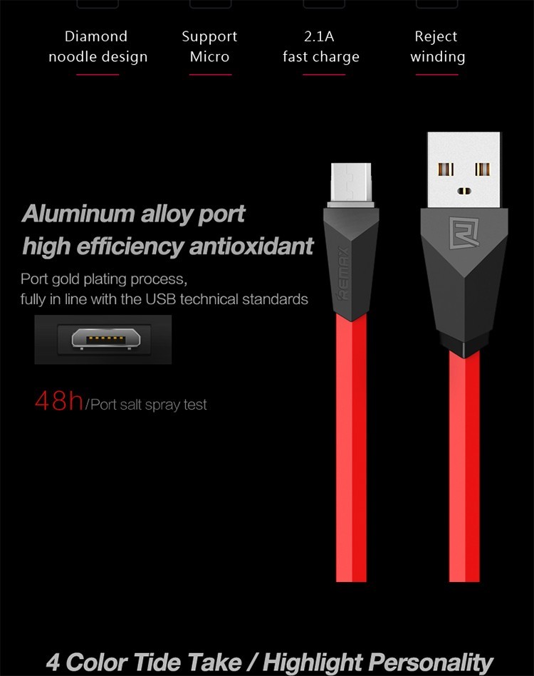 Remax RC-030m Alien Series Micro USB Charging Cable USB