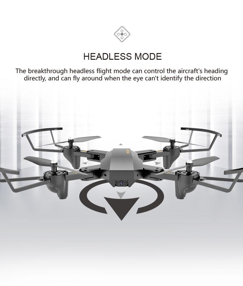Eagle Pro Drone S9 Foldable Selfie Drone with WiFi FPV HD Camera 2.4G 4 Axis Helicopter Altitude Hold Quadcopter. 