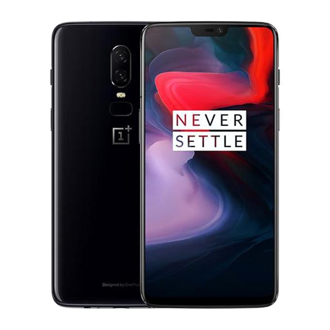OnePlus 6 Smartphone - 6.28" - 8GB RAM - 128GB ROM - 16MP Camera - Mirror Black. 