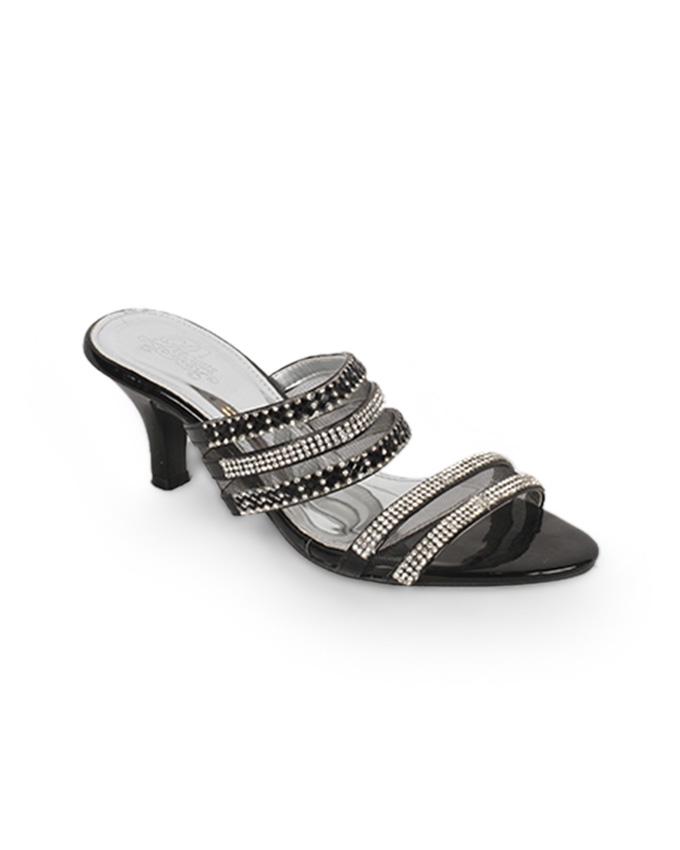 womens black work heels