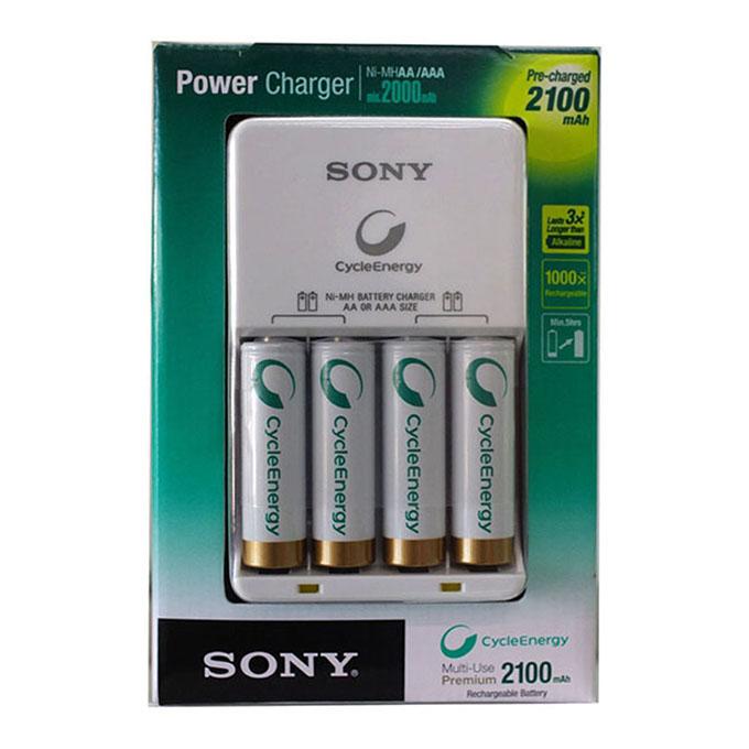 BCG34HH4KN Cycle Energy NiMH Power Charger with Four 2100 mah AA Battery