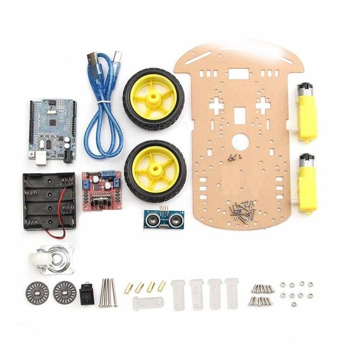 obstacle avoiding robot kit