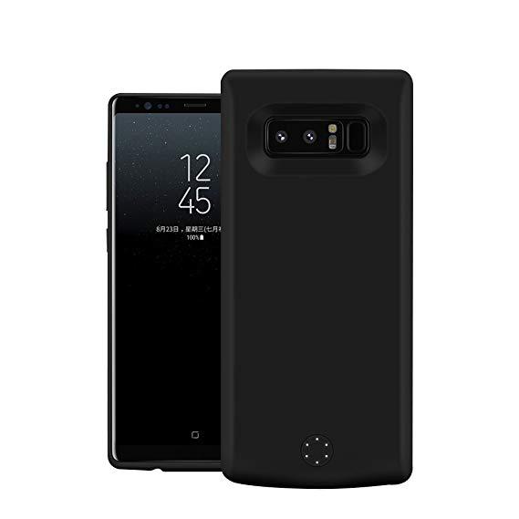 Galaxy Note 8 Battery Case 6500mAh External Battery Portable Charger - Black