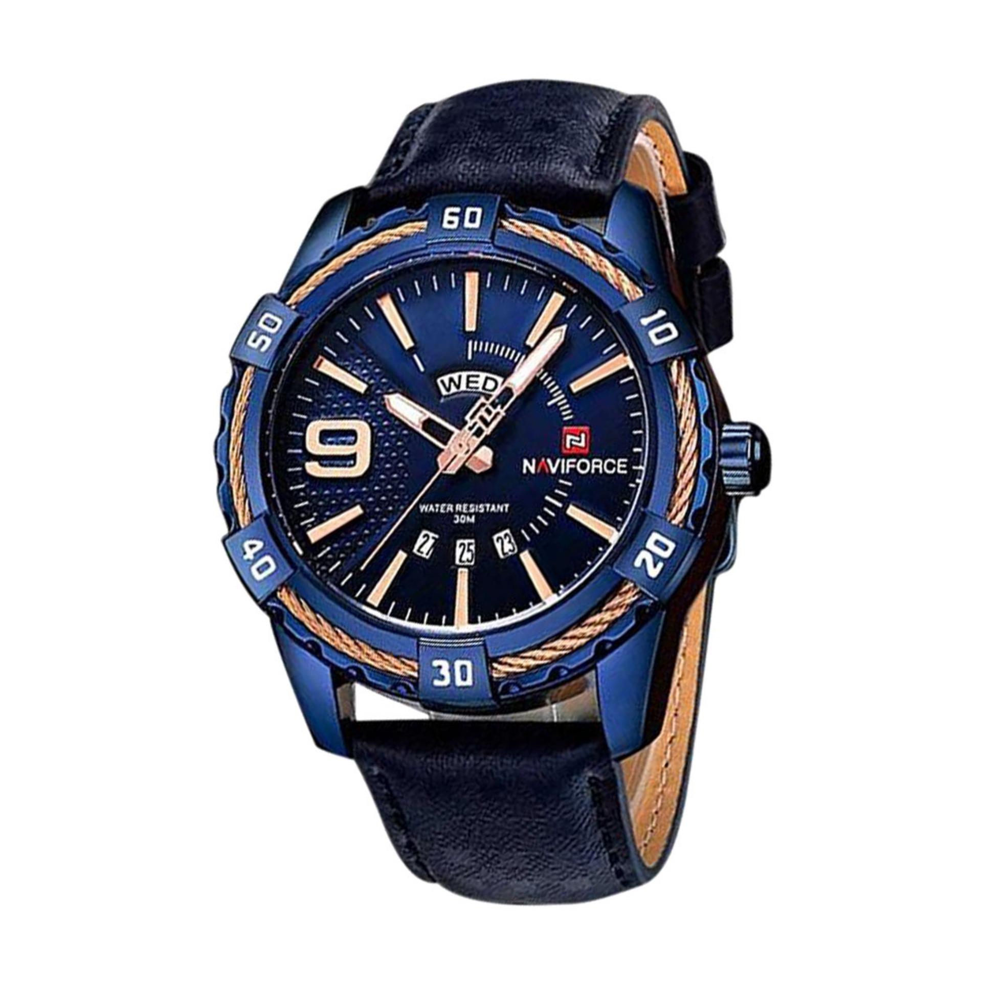 Men s Watches line Buy Gents Watches in Bangladesh NF9117 Stainless Steel Analog Watch for Men Blue