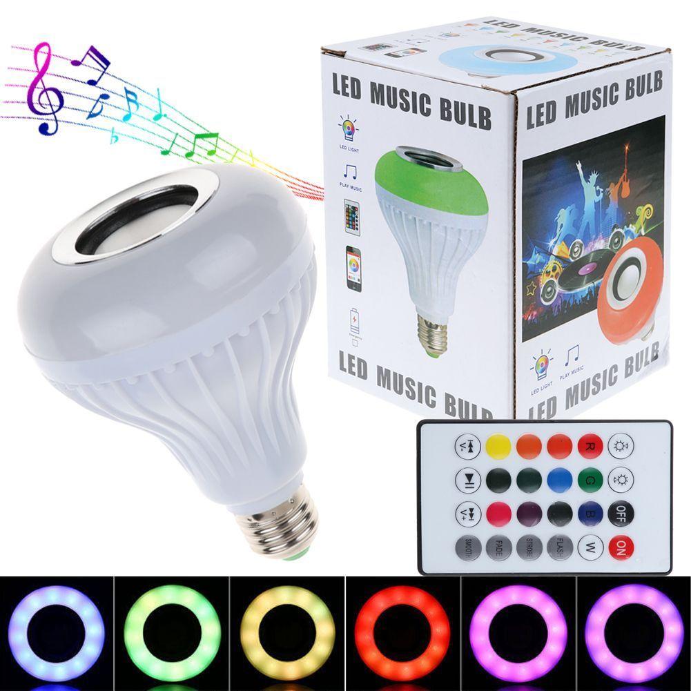 Bluetooth Speaker Bulb - Remote Control Colour Changing Bulb With Bluetooth Speaker - LED Music Bulb -  Price. 