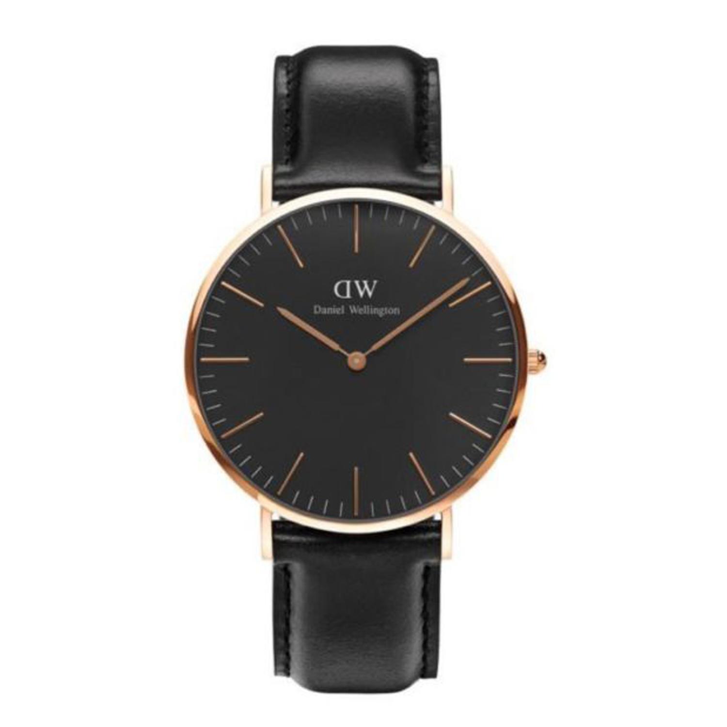 Men s Watches line Buy Gents Watches in Bangladesh Strap Leather Analog Watch For Men Black