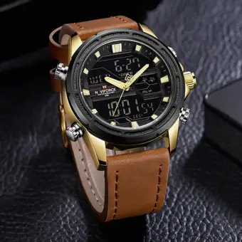 analog and digital wrist watch