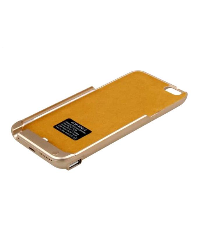 10000mAh Portable Charger External Backup Case For iPhone 6 Plus - Gold
