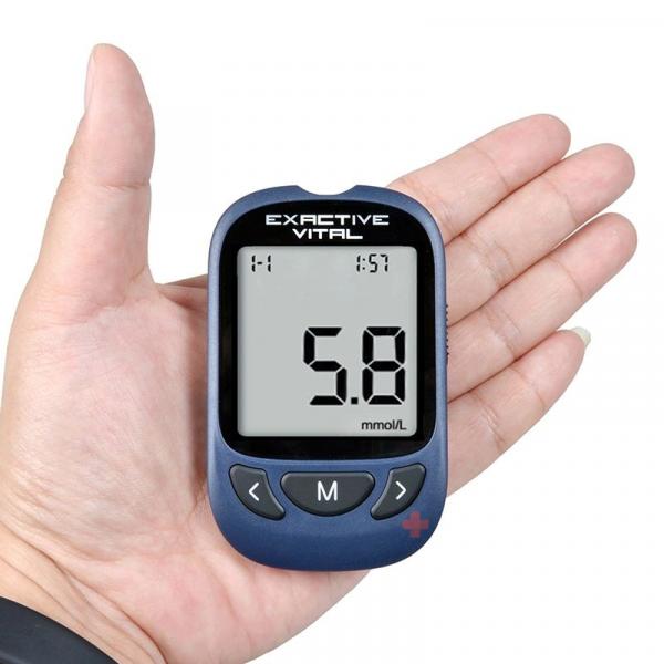 Exactive Vital Blood Glucose Test Meter With Free Strip -1Box 5Divice. 
