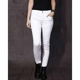 white colour jeans for ladies