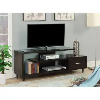 Malaysian Processed Wooden Tv Cabinet Deep Chocolate Buy Online