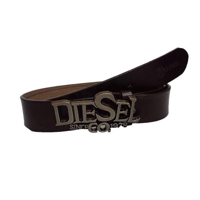 Dark Maroon Leather Casual Belt For Men