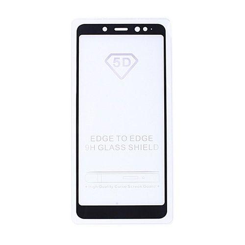 5D Glass Screen Protector for Redmi Note 5 Pro - Transparent and Black