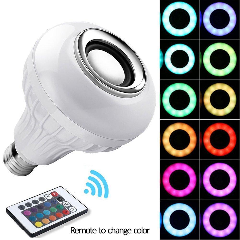 Bluetooth Speaker Bulb - Remote Control Colour Changing Bulb With Bluetooth Speaker - LED Music Bulb -  Price. 