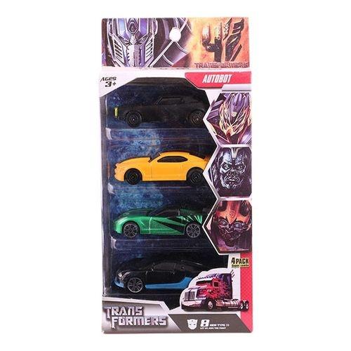 Plastic Transformers Toy Car Set - Multi Color