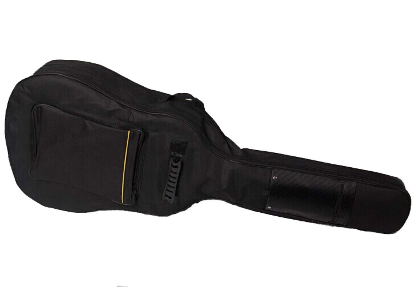Shikder Music Carolina Herrera Conion 41 Dual Adjule Shoulder Strap Acoustic Guitar Gig Bag Black