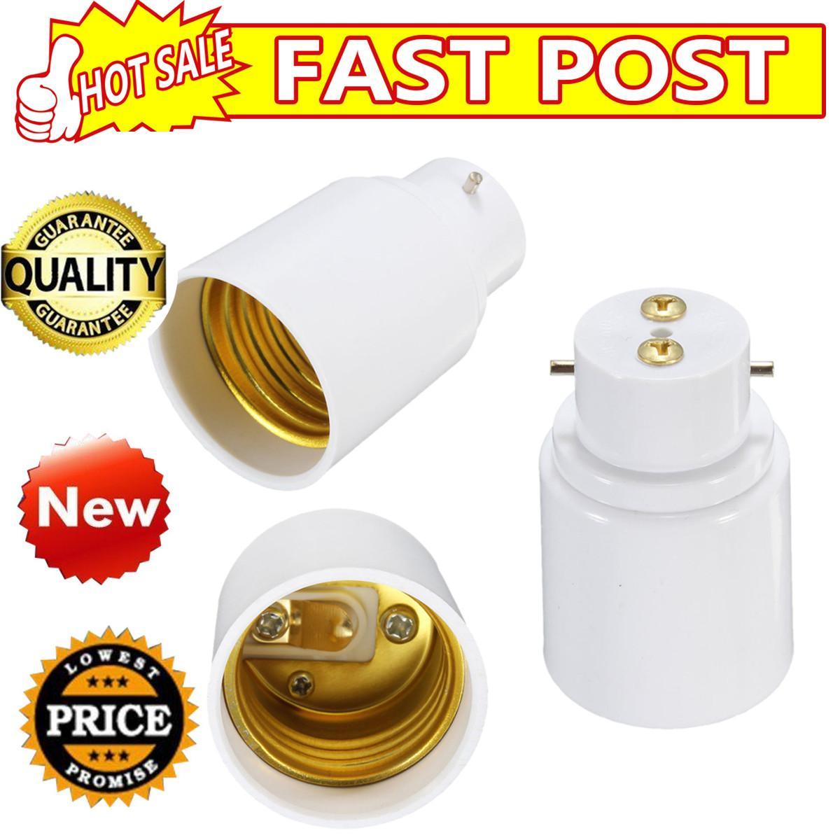 B22 To E27 Lamp Bulb Socket Adapter Converter