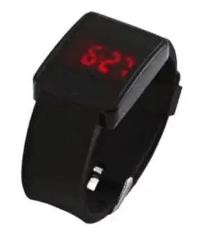 black led watch