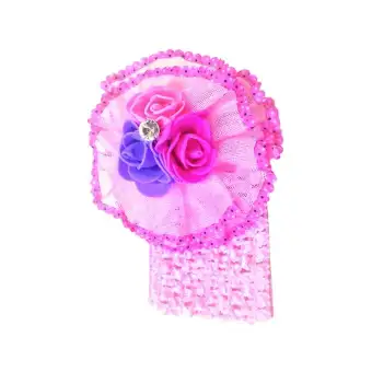 Baby Pink Felt And Fabric Hair Band For Women Buy Online At Best