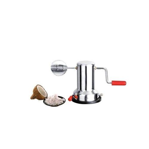 Coconut Scraper Peeler Grater Coconut Grater Scraper Shredder Hand Operated Rotating Kitchen Peeler Shredder Vacuum Base Stainless Steel 9 Inch