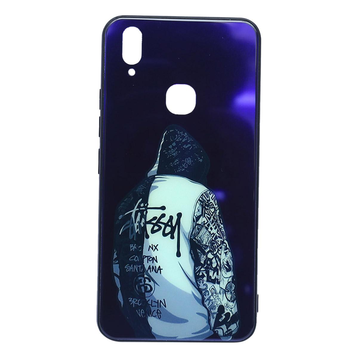Blue-Ray Glass Shell Back Cover for Vivo Y 85