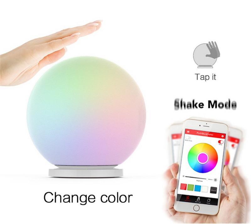 Mipow BTL301W Playbulb Bluetooth LED Sphere Smart Night Light Mobile App Control. 