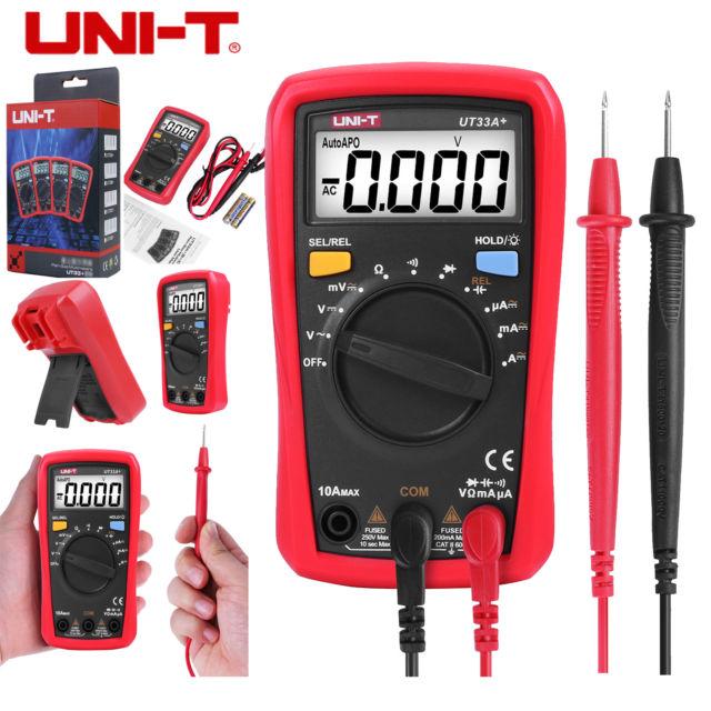 UNI-T UT33A Handheld LCD Digital Multimeter Auto Range UT33A. 