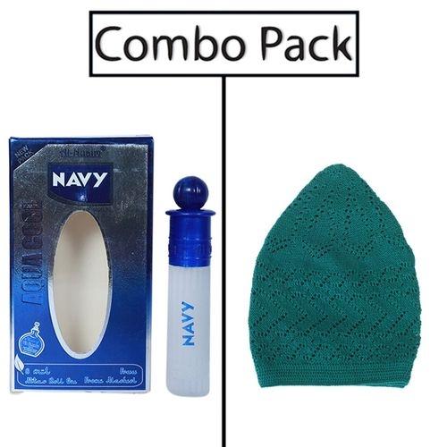 Al- Nuaim Blue Attar And Tupi Combo