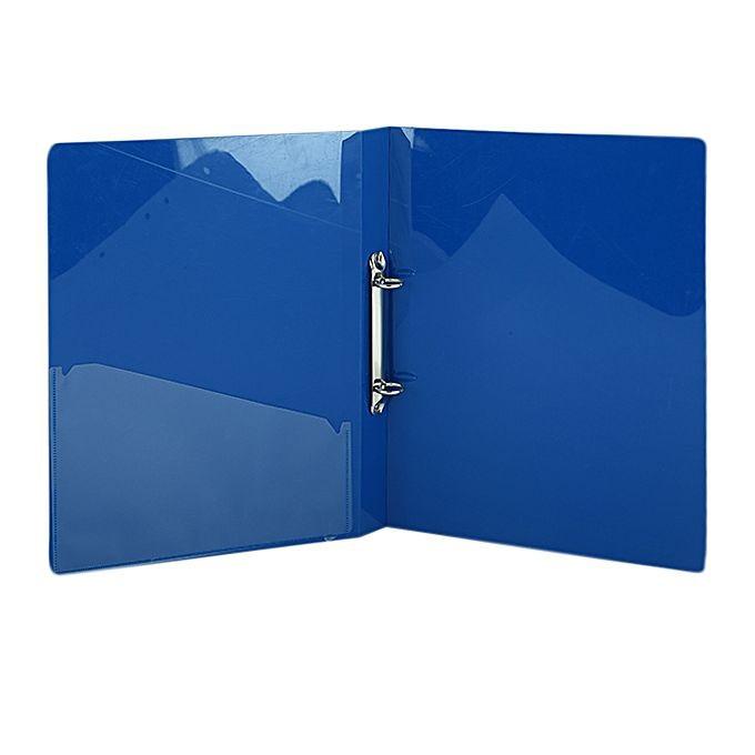 A4 Size Data Bank Ring File - Blue (2pcs). 