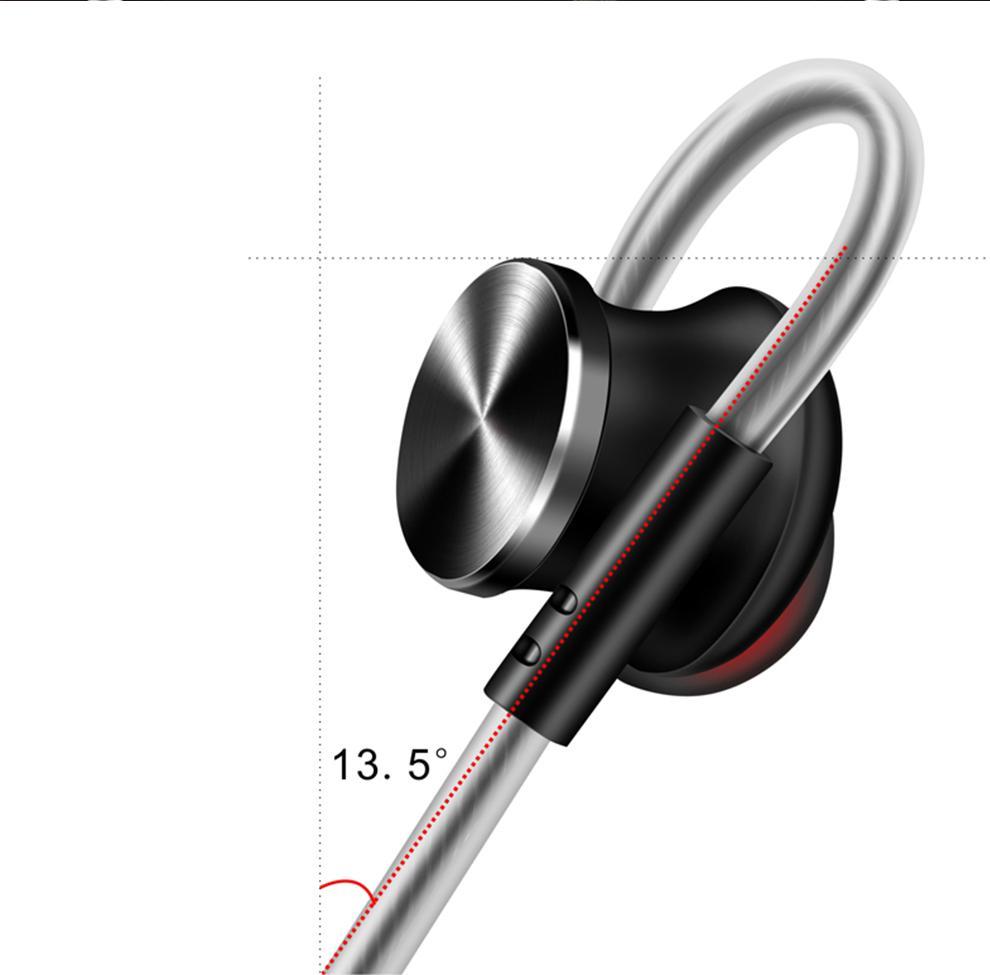 QKZ DM10 Zinc Alloy Metal Earphone - Black