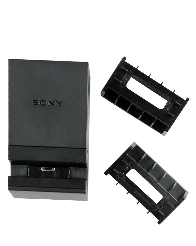 DK52 Connect Micro USB Charging Dock for Xperia Z3 and Z4 - Black. 