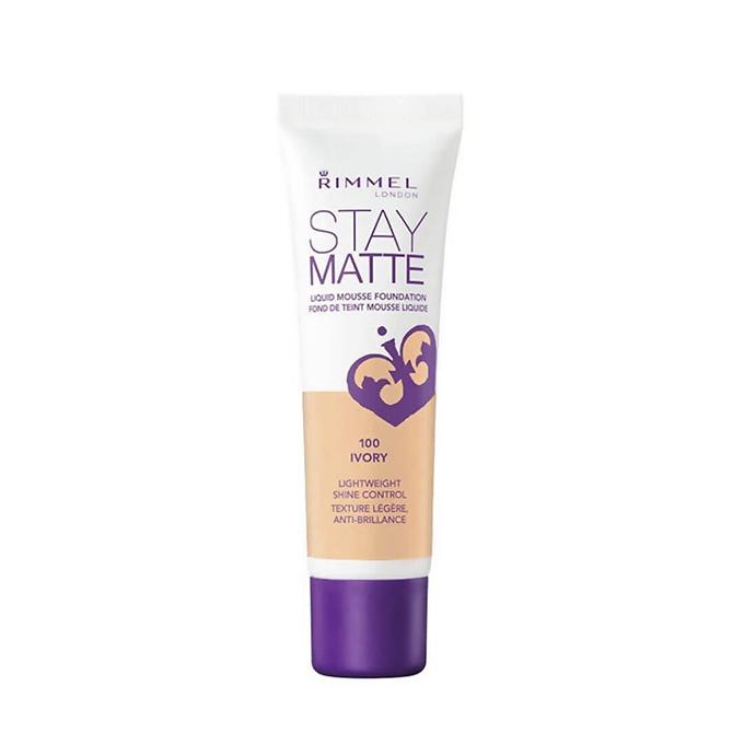 rimmel stay matte foundation 100 ivory