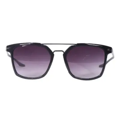 Black Polycarbonate Sunglasses for Men