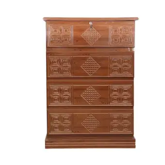 Wardrobe Mdf Chest Of Drawer Brown Buy Online At Best Prices In