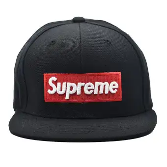 black supreme snapback