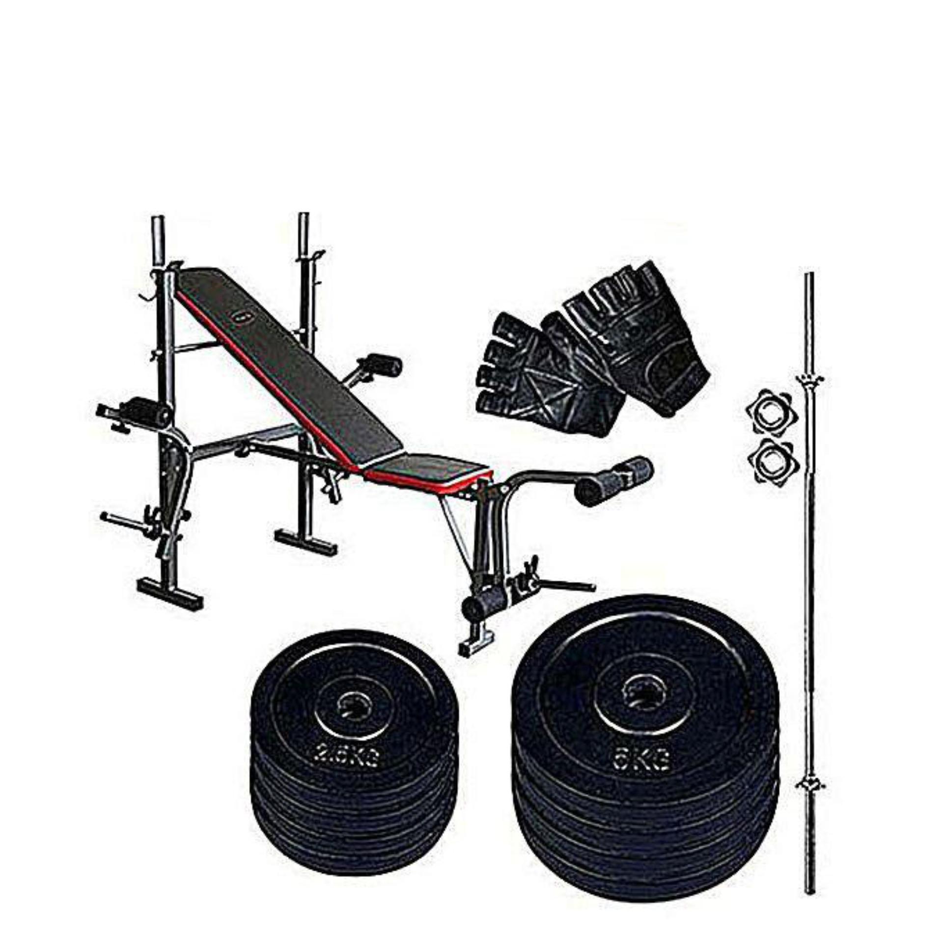 ET-307B Weight Bench PACKAGE - Black