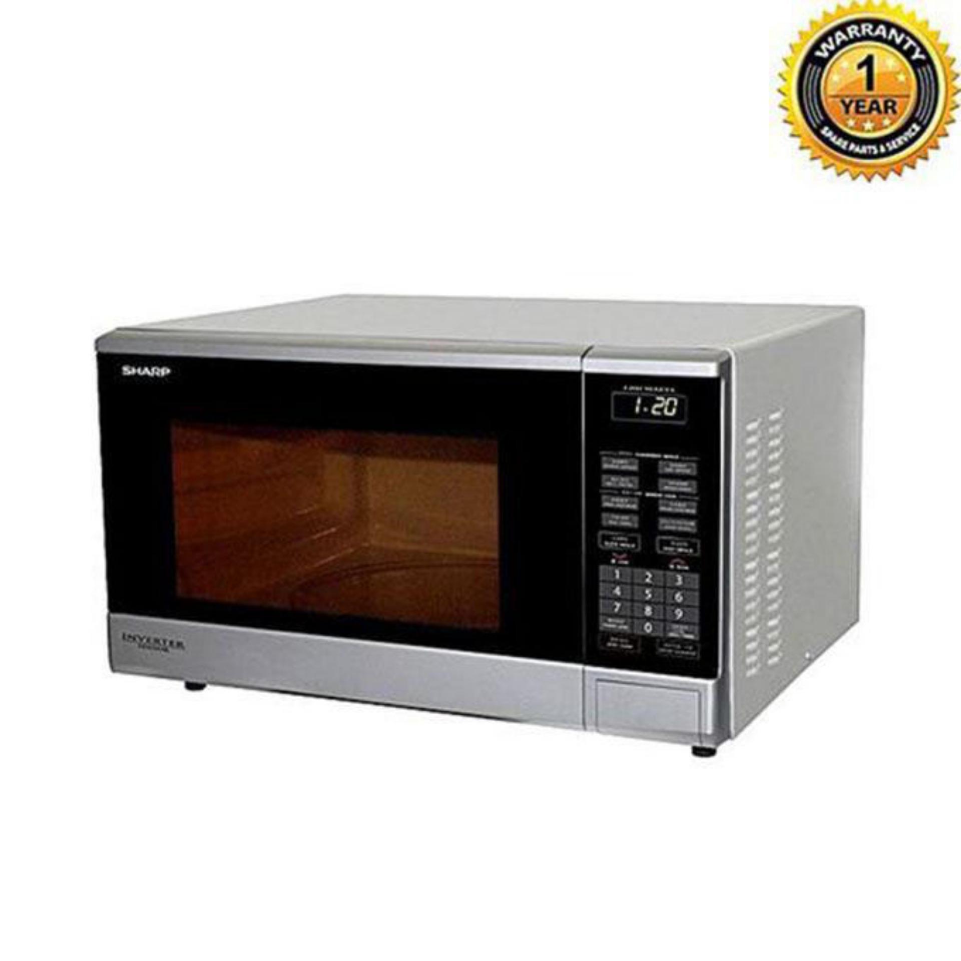 Sharp Ice Blue Microwaves At Best Prices Online In Desh R 380v S Microwave Oven 33 Liters Black And Silver