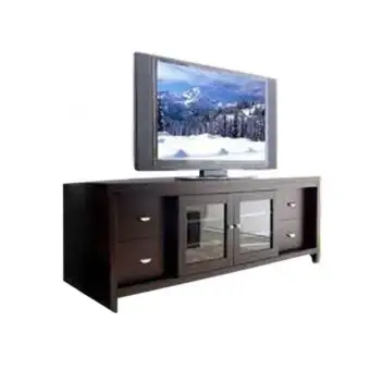 Malaysian Processed Wooden Tv Cabinet Deep Chocolate Buy Online