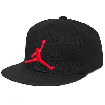 jordan cap red black