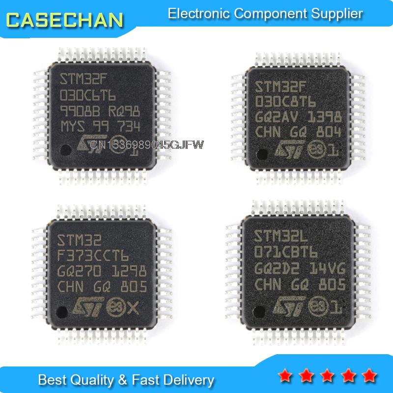 100PCS STM32L071CBT6TR LQFP48 STM32G070CBT6 LQFP-48 STM32L071CBT6 STM32F373CCT6 STM32F030C8T6 STM32F030C6T6 TR In Stock IC New