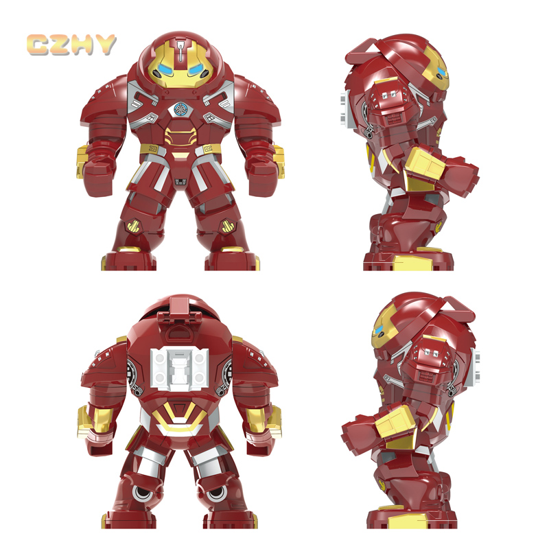 READY STOCK  Big Size Hulkbuster Large Hulk Thanos Minifigure Venom Spiderman Building Blocks Toys. 