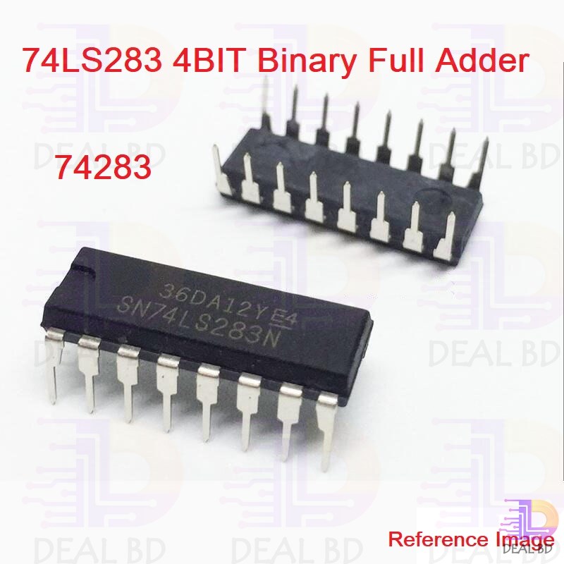 74LS283 4BIT Binary Full Adder. 