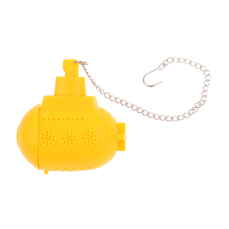 Submarine-Shape Tea Infuser Strainer Silicone Tea Bag Leaf Filter Diffuser