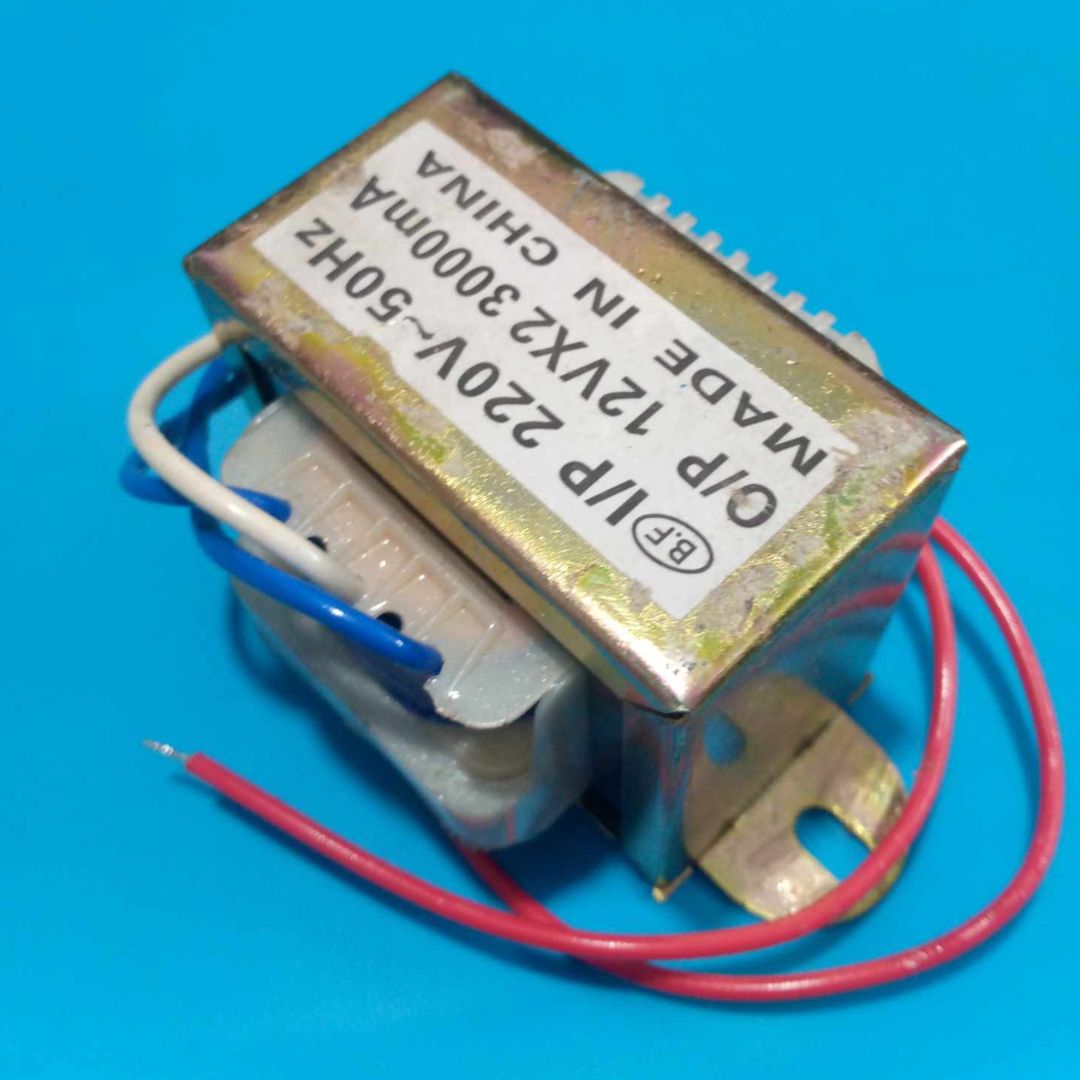 CHINESE 3Amp 12V Transformer 12V-0-12V 3000mA Input AC 220V 50Hz Output DC 12 Volt 3A Step Down Transformers For Power Supplies Adapters Electronics Project DIY - Multi Plug - Multi Plug. 